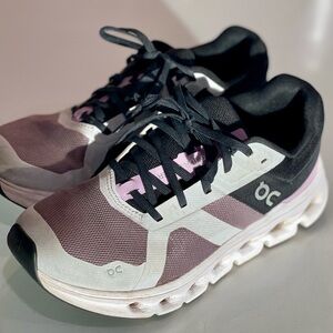 On Running Women's Running Shoes - Black and Purple